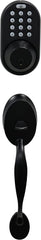 MiLocks BTF-02AQ Digital Deadbolt Door Lock and Passage Handle - Smart Tech Shopping