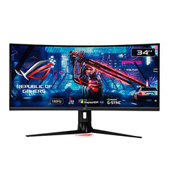 ASUS ROG Strix 34” Gaming Monitor 180Hz Compatible DisplayHDR 400 USB-C DisplayPort HDMI Black