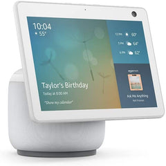 Echo Show 10 (3rd Gen) | HD smart display with motion and Alexa | Glacier White Glacier White Device Only - Smart Tech Shopping