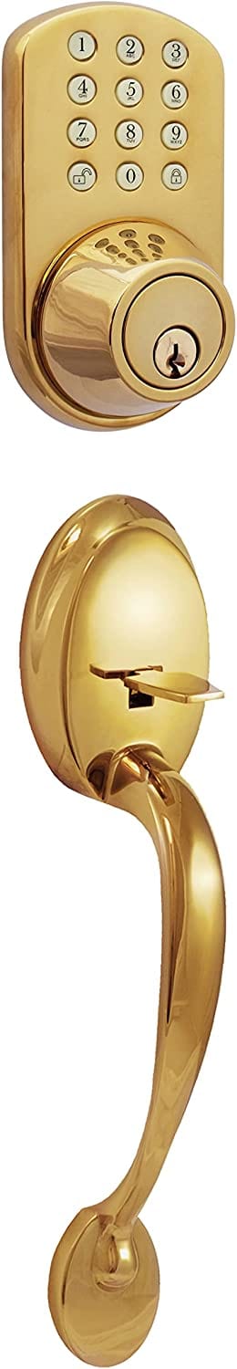 MiLocks BTF-02AQ Digital Deadbolt Door Lock and Passage Handle - Smart Tech Shopping