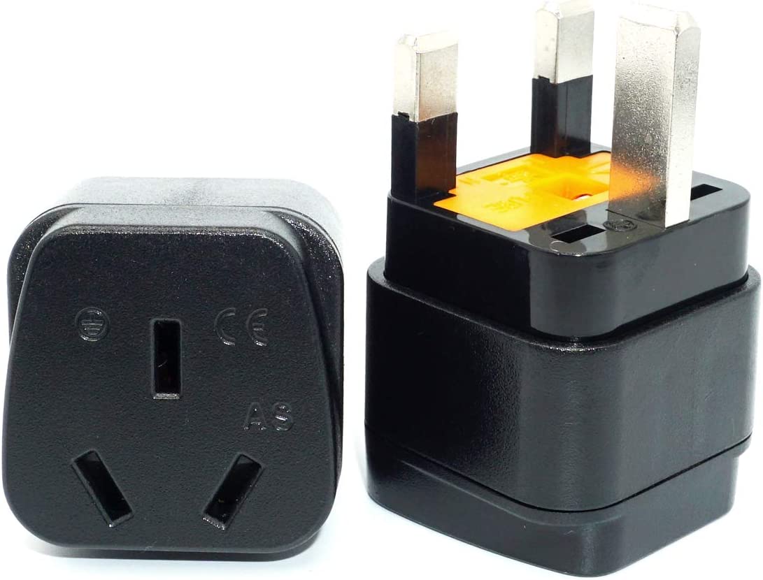 Travel Adapter for Australia/New Zealand with Safety Shutter and Insulated Pins - Smart Tech Shopping