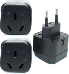 Travel Adapter for Australia/New Zealand with Safety Shutter and Insulated Pins - Smart Tech Shopping