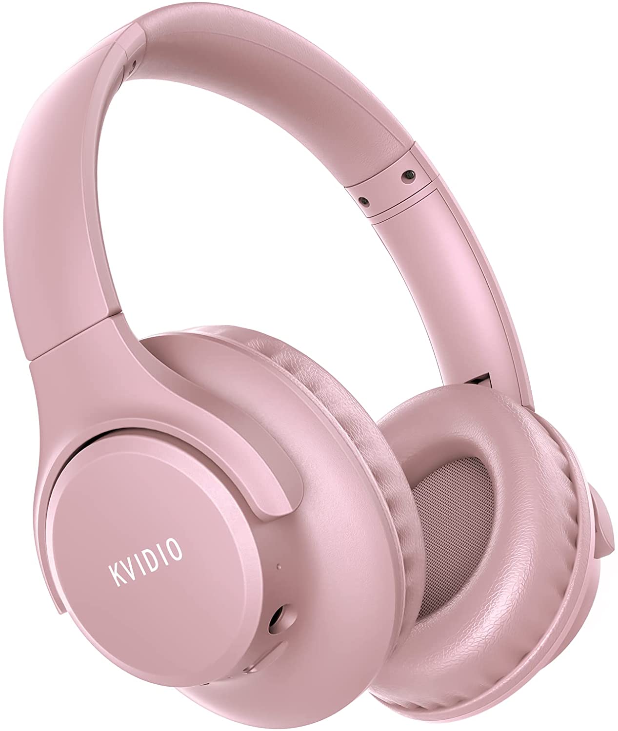 KVIDIO 55Hr Bluetooth Over-Ear Headphones w/Mic, Hi-Fi Sound, Deep Bass, Foldable - Smart Tech Shopping