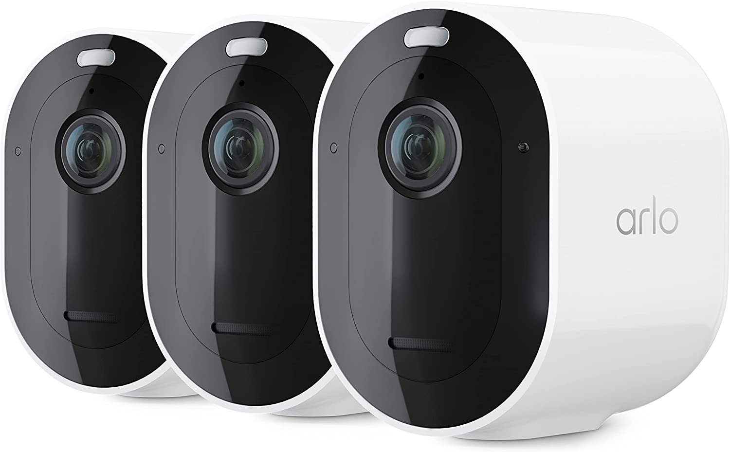 Arlo Pro 4 Wireless Spotlight Camera - 2K Video, Color Night Vision, 2-Way Audio, Direct to WiFi - White - Smart Tech Shopping