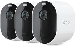 Arlo Pro 4 Wireless Spotlight Camera - 2K Video, Color Night Vision, 2-Way Audio, Direct to WiFi - White - Smart Tech Shopping