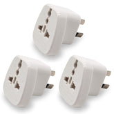 Travel Adapter for Australia/New Zealand with Safety Shutter and Insulated Pins - Smart Tech Shopping