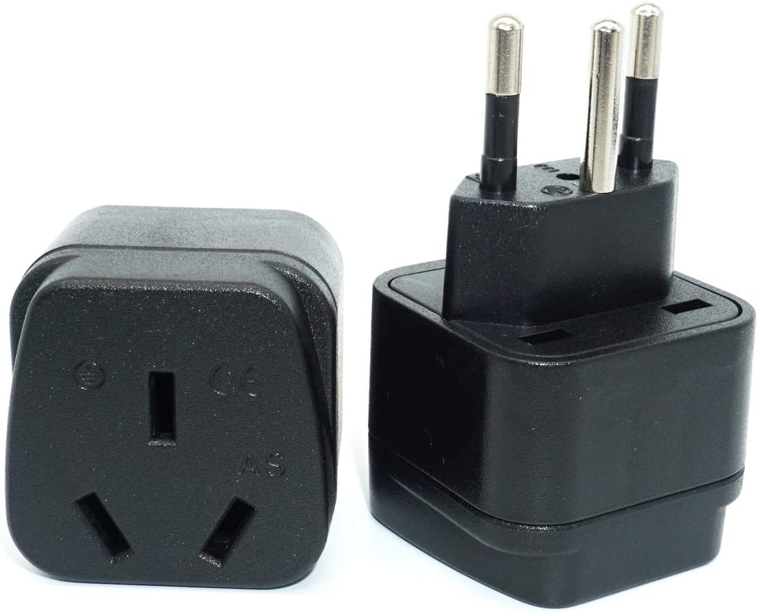 Travel Adapter for Australia/New Zealand with Safety Shutter and Insulated Pins - Smart Tech Shopping