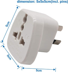 Travel Adapter for Australia/New Zealand with Safety Shutter and Insulated Pins - Smart Tech Shopping