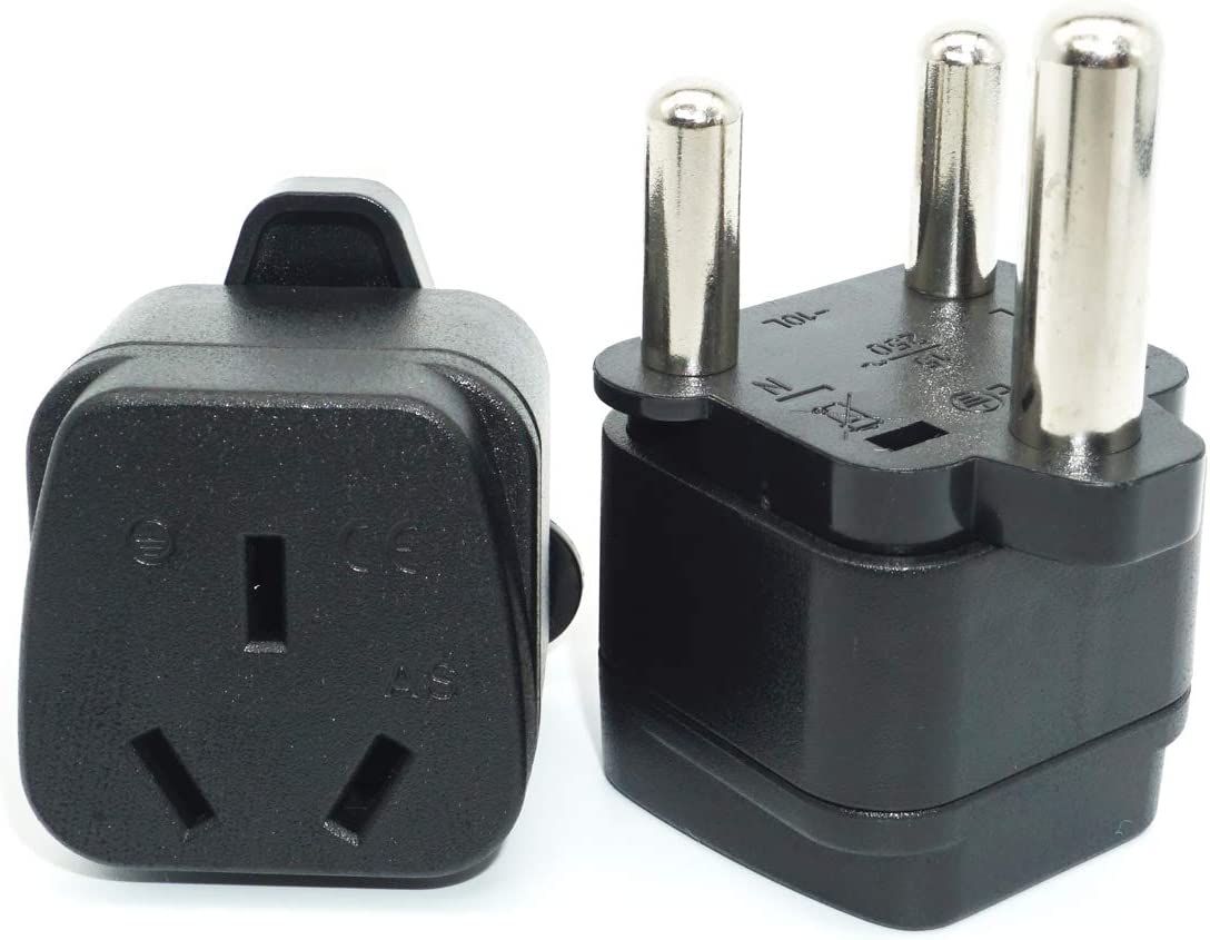 Travel Adapter for Australia/New Zealand with Safety Shutter and Insulated Pins - Smart Tech Shopping