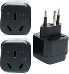 Travel Adapter for Australia/New Zealand with Safety Shutter and Insulated Pins - Smart Tech Shopping