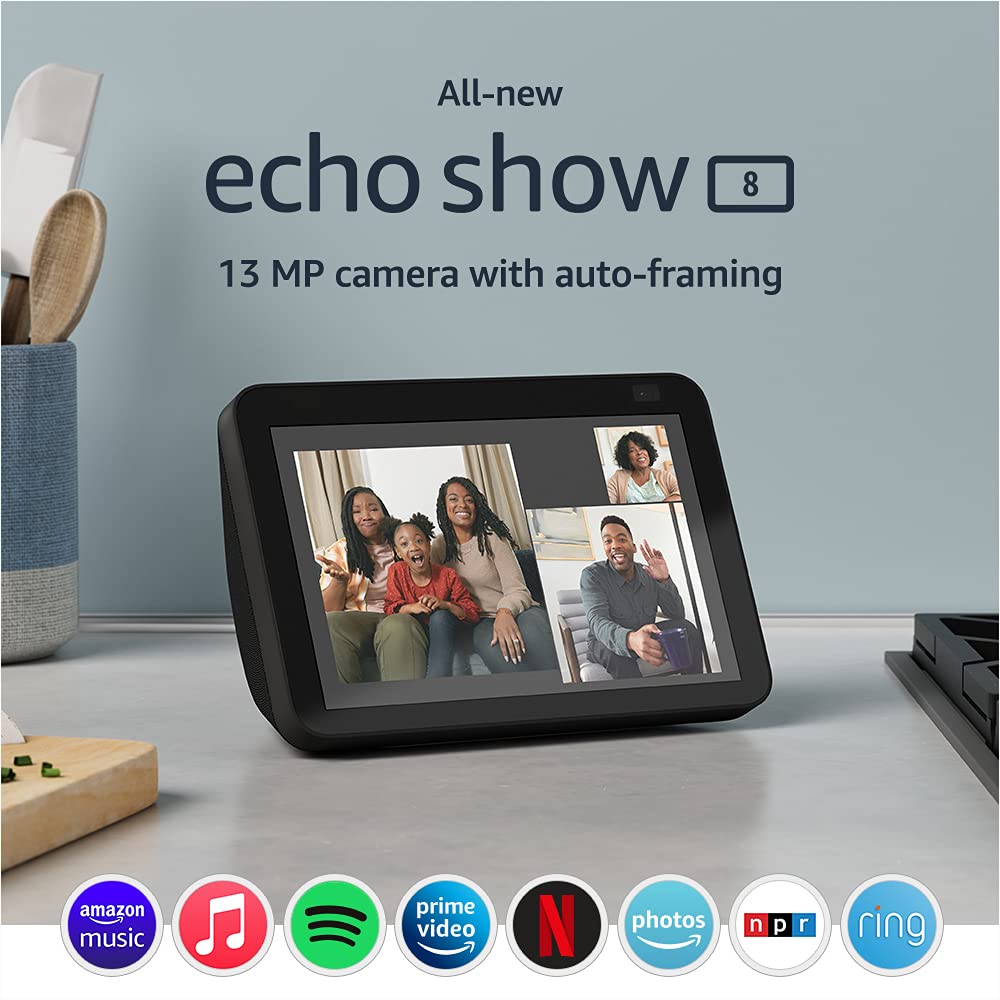 Echo Show 8 - Smart Tech Shopping