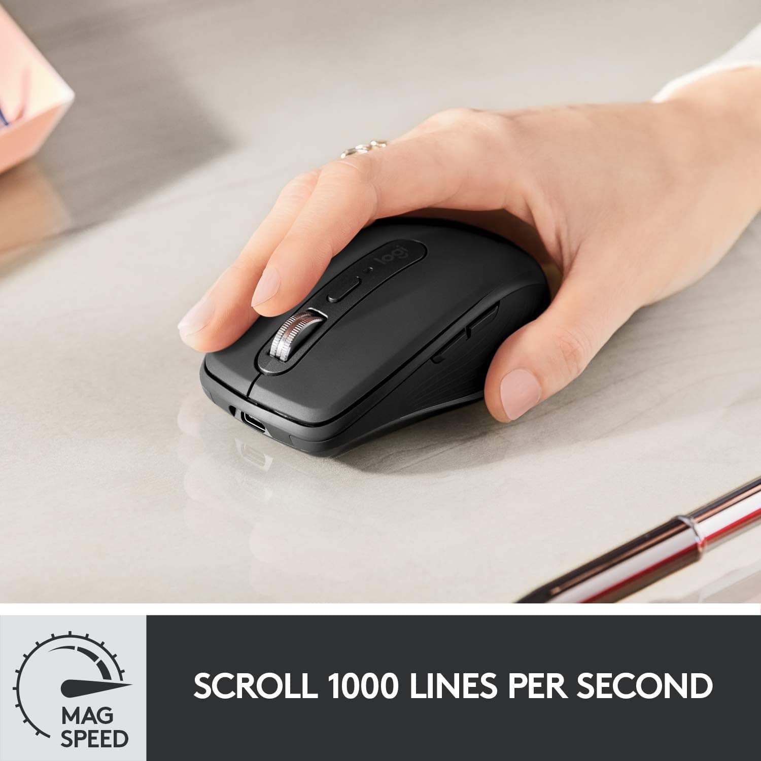 Logitech MX Anywhere 3 Compact Performance Mouse - Wireless, Fast Scrolling - Smart Tech Shopping