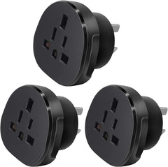 Travel Adapter for Australia/New Zealand with Safety Shutter and Insulated Pins - Smart Tech Shopping