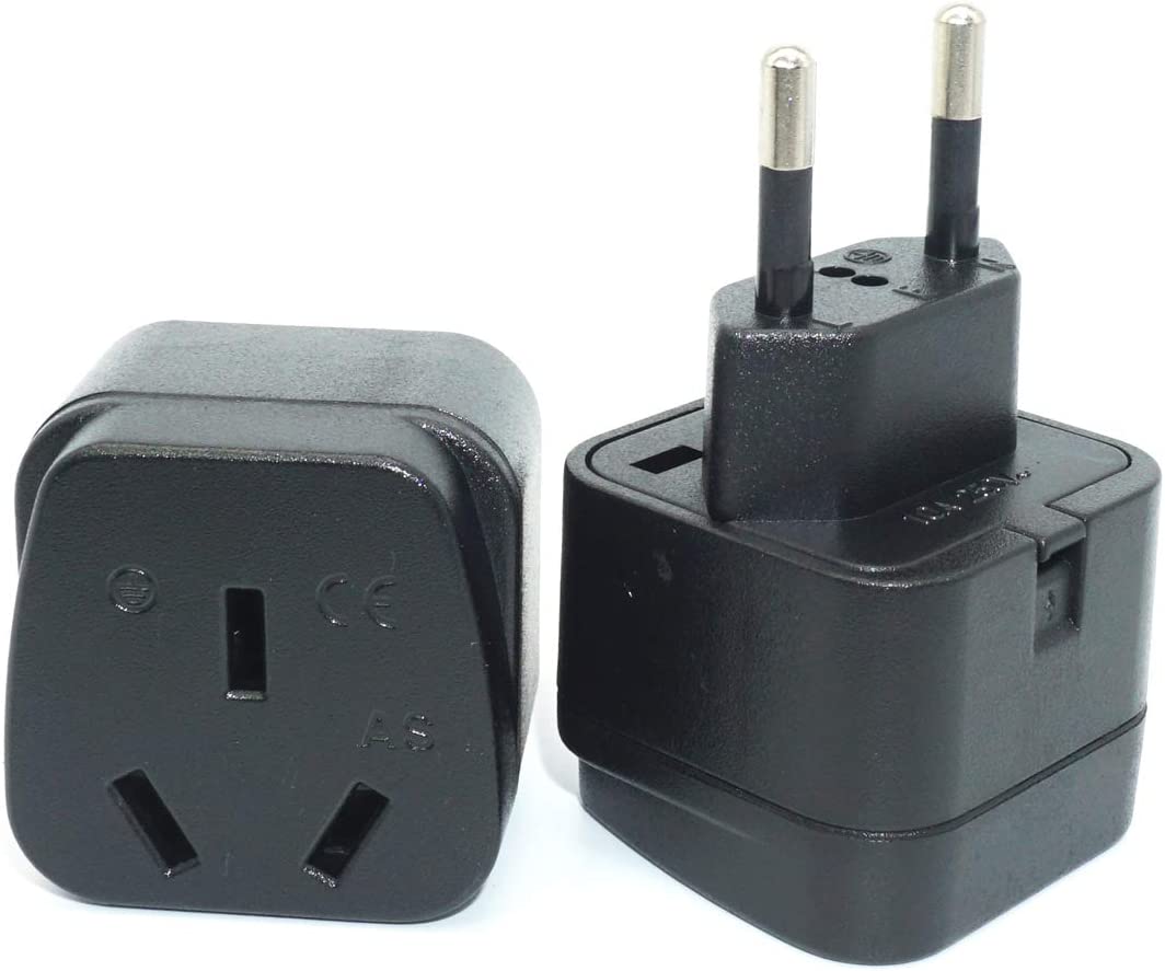 Travel Adapter for Australia/New Zealand with Safety Shutter and Insulated Pins - Smart Tech Shopping