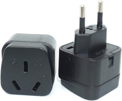 Travel Adapter for Australia/New Zealand with Safety Shutter and Insulated Pins - Smart Tech Shopping