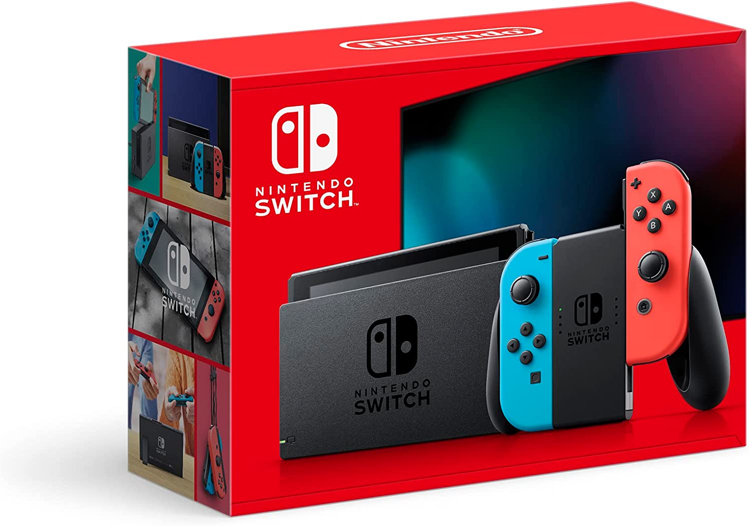 Nintendo Switch™ with Neon Blue and Neon Red Joy‑Con™ Console Neon - Smart Tech Shopping