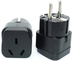 Travel Adapter for Australia/New Zealand with Safety Shutter and Insulated Pins - Smart Tech Shopping