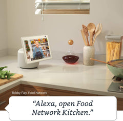 Echo Show 10 (3rd Gen) | HD smart display with motion and Alexa | Glacier White Glacier White Device Only - Smart Tech Shopping