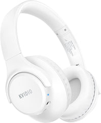 KVIDIO 55Hr Bluetooth Over-Ear Headphones w/Mic, Hi-Fi Sound, Deep Bass, Foldable - Smart Tech Shopping