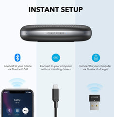 Anker PowerConf+: Enhanced Bluetooth Speakerphone for Home Office Conferencing