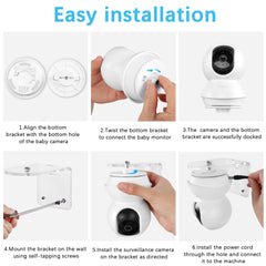 TP-Link Tapo C210/C200 Wall Mount! Wider View, Easy Install (Clear Acrylic)