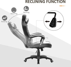 Best Gaming Chair with Heat and Massage - HOMCOM 6 Vibrating Point Massage Computer Gaming Chair with 5 Modes - Smart Tech Shopping
