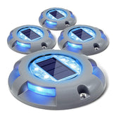 Solar Deck Lights Driveway Dock Light LED Solar Powered Outdoor Waterproof Lights - Smart Tech Shopping