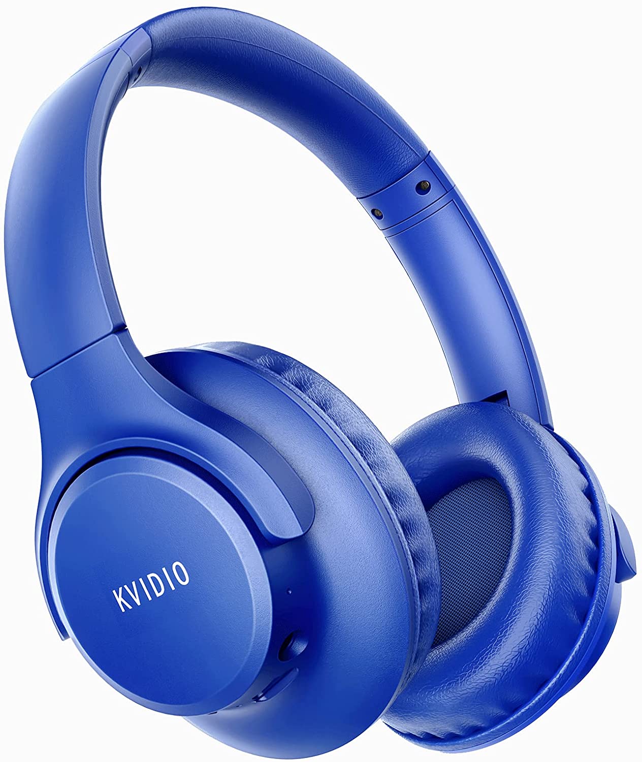 KVIDIO 55Hr Bluetooth Over-Ear Headphones w/Mic, Hi-Fi Sound, Deep Bass, Foldable - Smart Tech Shopping