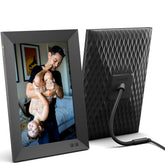Nixplay 10.1 inch Smart Digital Photo Frame with WiFi (W10F) - Black - Share Photos and Videos Instantly via Email or App - Smart Tech Shopping