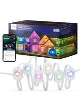 eufy Permanent Outdoor Lights E120, 100ft with 60 Dual-LED RGB and Warm White Eave Lights, App Control, AI Light Design, Endless Themes for Valentine Décor, Christmas Lights, Works with eufy cameras