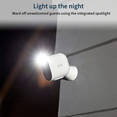 Arlo Pro 4 Wireless Spotlight Camera - 2K Video, Color Night Vision, 2-Way Audio, Direct to WiFi - White - Smart Tech Shopping