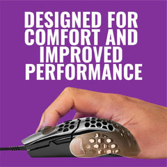 Cooler Master MM710 Glossy Black Mouse - Smart Tech Shopping