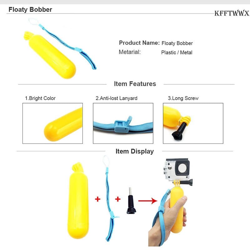 KFFTWWX Accessories Kit for, Gopro Hero, Black Max, Go Pro Session - Smart Tech Shopping