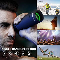 40x60 High Definition Monocular Telescope With Smartphone Adapter for low light vision - Smart Tech Shopping