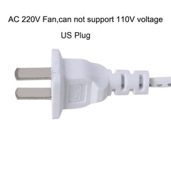 AC 220V 20W 6 Leaves 16.5" Ceiling Fan with 1.8m Cord
