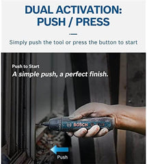 Bosch GSR12V-140FCB22 Cordless Electric Screwdriver 12V Kit - 5-In-1 Multi-Head Power Drill Set