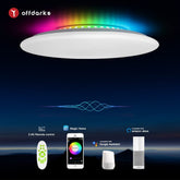 Smart LED Ceiling Light, Alexa/Google Home Compatible, WiFi Voice Control RGB Dimming - Smart Tech Shopping