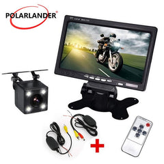 7-Inch TFT LCD Color Display Screen Car Rear View Monitor - Ideal for Car Parking