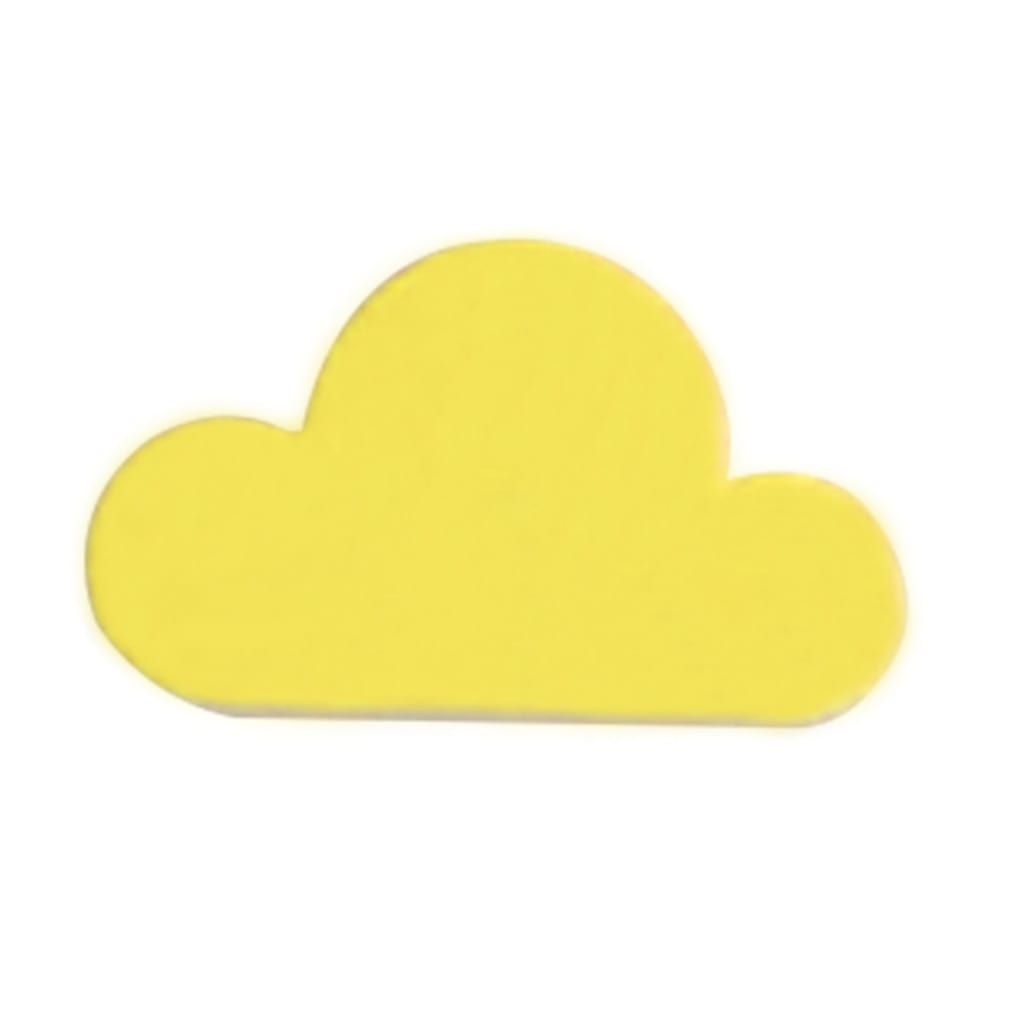 Hot Cloud Shape Magnetic Key Ring Holder Keys Securely Pink/Yellow/blue and white - Smart Tech Shopping
