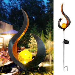 Solar Flame Light for Outdoor Garden Decoration