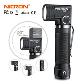 Nicron N9 Flashlight, Tactical 90 Degree Twist 1000 LM High Lumens Waterproof IP65 Magnet Mini Torch Light - Smart Tech Shopping