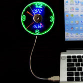 Peculiar led smart clock fan with temperature display - Smart Tech Shopping