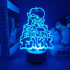 3D Night Lamp Gaming Room Desk Setup Lighting Decor Gamepad Icon