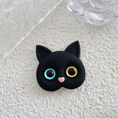 Air Sac Phone Holder, Griptok Korean INS Kawaii 3D Cat Cellphone Finger Ring Stand