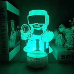 3D Night Lamp Gaming Room Desk Setup Lighting Decor Gamepad Icon