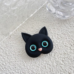 Air Sac Phone Holder, Griptok Korean INS Kawaii 3D Cat Cellphone Finger Ring Stand