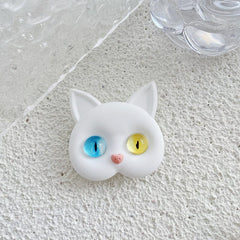 Air Sac Phone Holder, Griptok Korean INS Kawaii 3D Cat Cellphone Finger Ring Stand