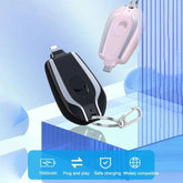 Portable Keychain Charger | Ultra-Compact 1500mAh Type-C Mini Power Bank - Smart Tech Shopping