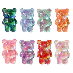 3D Cute Laser Bear Cell Phone Holder , Grip Tok Bracket Cellphone Support