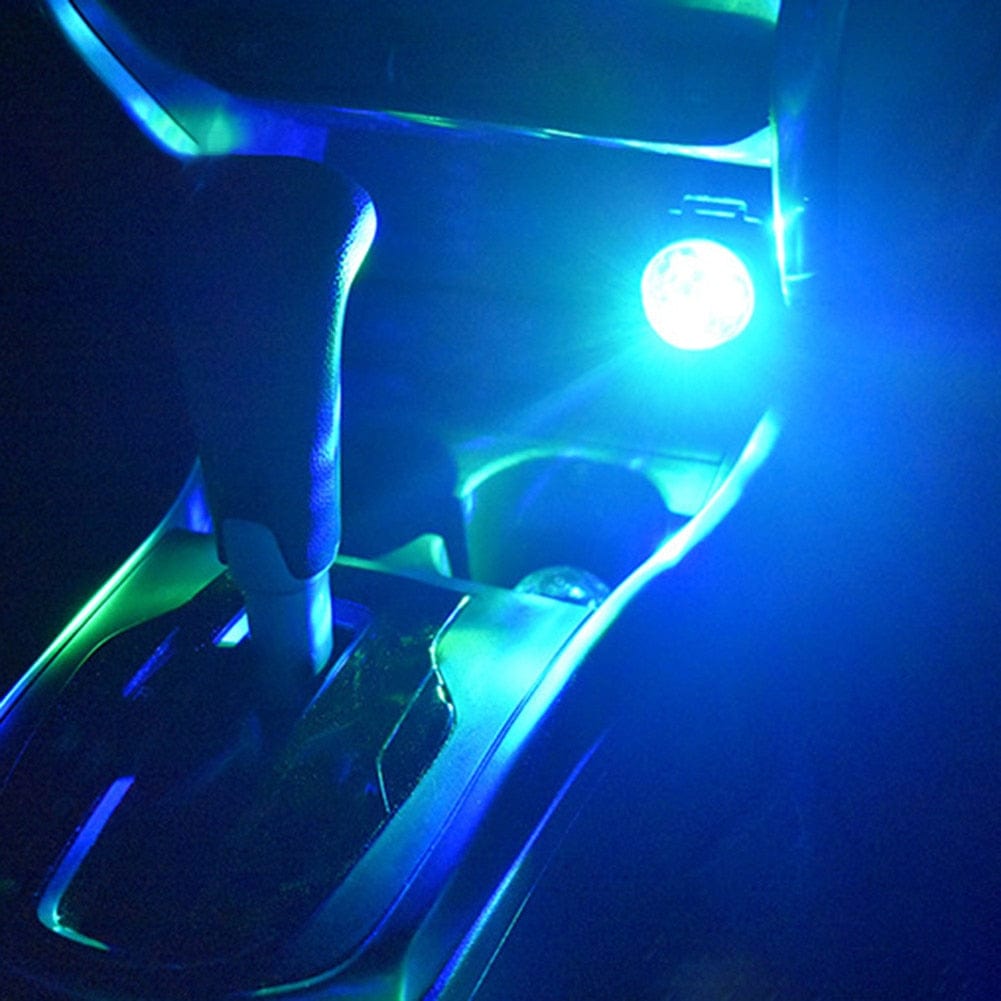 LED Voice Control Car Atmosphere Light USB High Brightness Lamp Red Blue Green - Smart Tech Shopping